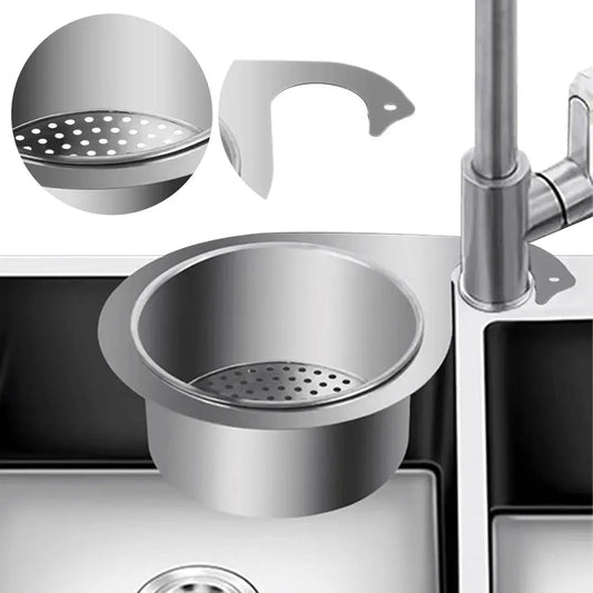Stainless Steel Sink Strainer Basket – Tap Hanging Drain Rack Peaceful Pleasures Health and Wellness