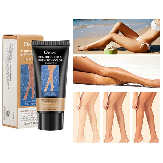O'CHEAL Leg Cream – Squalane & Hyaluronic Acid Foundation Leg Makeup Cream Oasis Select