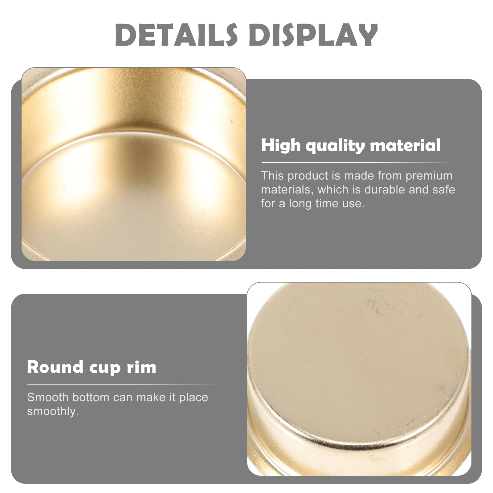 4Pcs Halloween Metal Cups Metal Cup Tin Votive Mini Candlestick Holders Halloween Party Decoration Tea Light Cups Peaceful Pleasures Health and Wellness