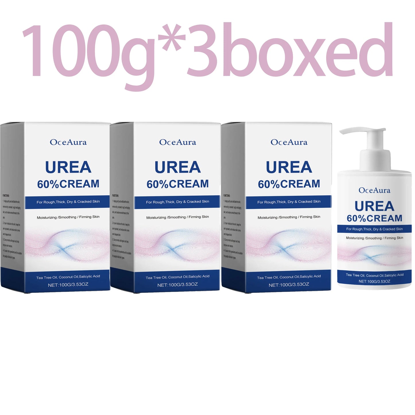 OceAura 60% Urea Foot Cream | Cracked Heel & Callus Repair