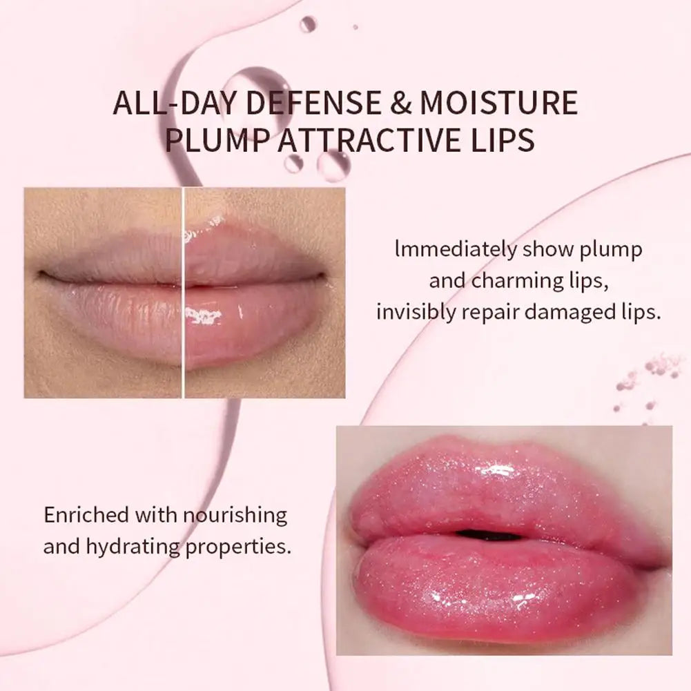 Mirror Pearl Lip Gloss – Waterproof Glitter Lip Tint & Glaze
