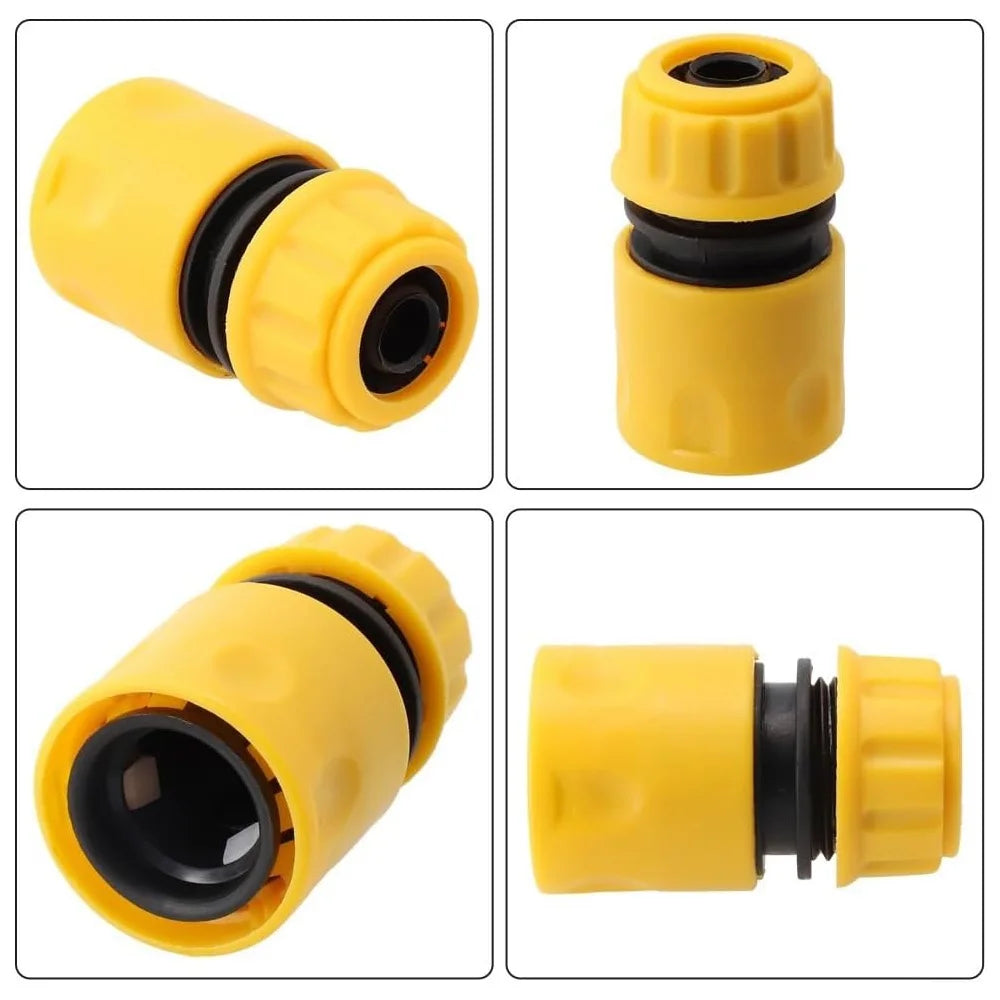 10PCS Garden 1/2 inch 16mm Connectors Extend Repair Fitting Watering Tool Gardening Tap Water Pipe Quick Connect Adapter Hose Peaceful Pleasures Health and Wellness