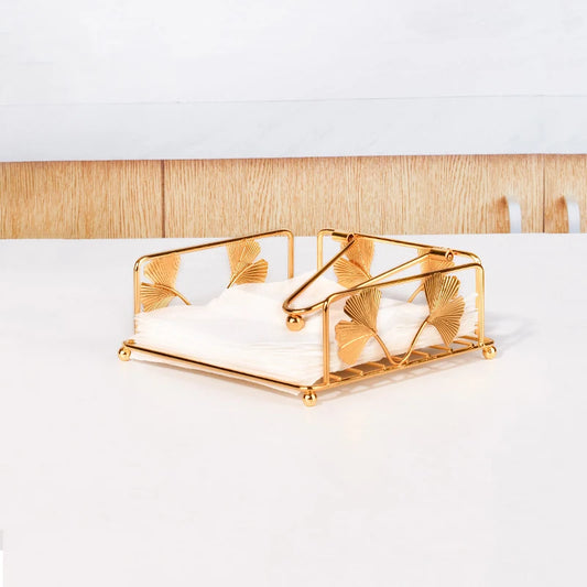 New Rustic Metal Napkin Holder Square Paper Organizer For Kitchen Home Restaurant Cafes - Tabletop Decorative Napkin Holder Peaceful Pleasures Health and Wellness