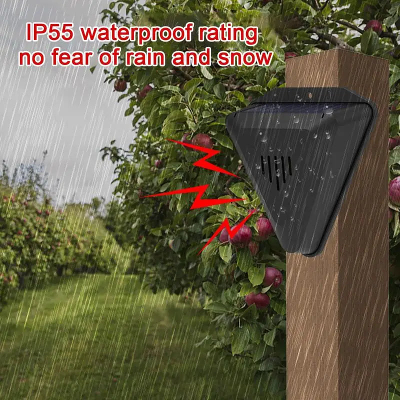 Solar Animal Repeller – 13 Sounds, Waterproof Bird Deterrent