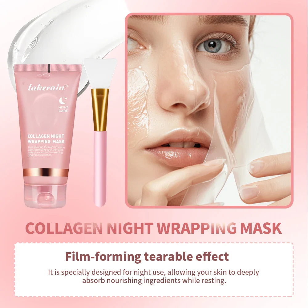 Lakerain Collagen Overnight Peel-Off Face Mask 75ml