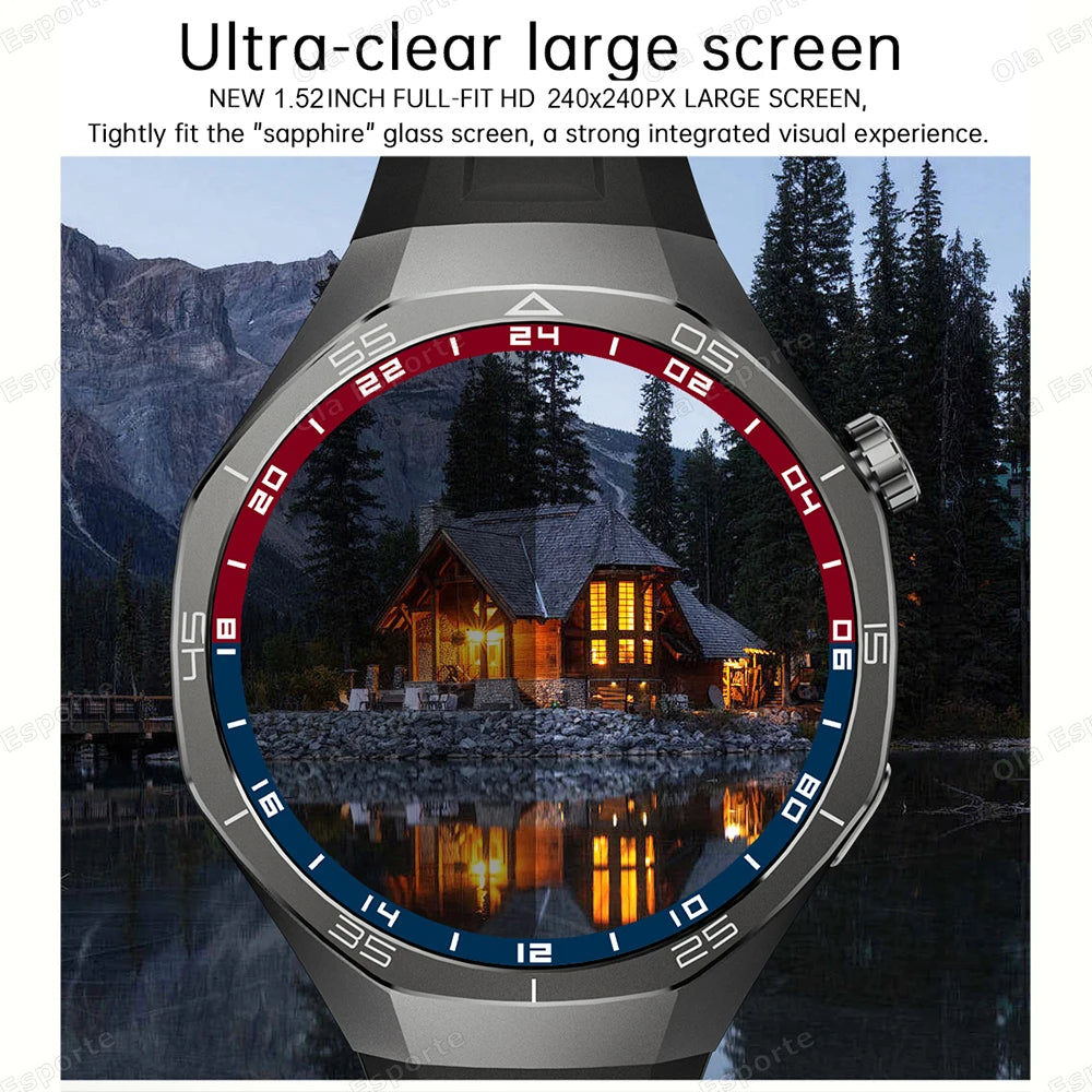 2026 New Double strap Smart Watch 1.52“ AMOLED Screen GPS Tracker BT Call Health Waterproof Smartwatch Men Women For AndroidMA27 Peaceful Pleasures Health and Wellness