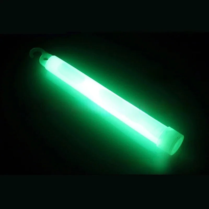 6inch 10 pcs Glow Stick 24-hour Chemical Fluorescent Colorful Light Camping Decoration Party Club Emergency survival tools Peaceful Pleasures Health and Wellness green