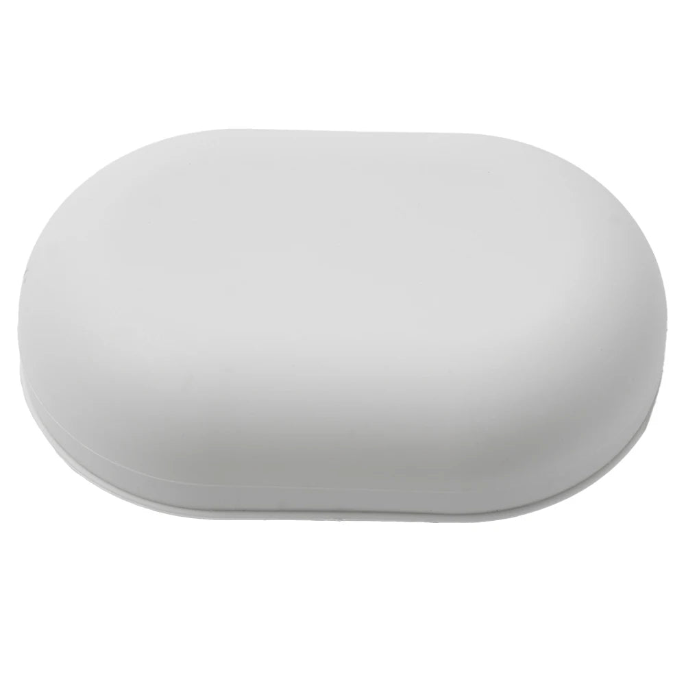 Soap Dish Lid Storage Box Portable Waterproof Travel Home Bathroom