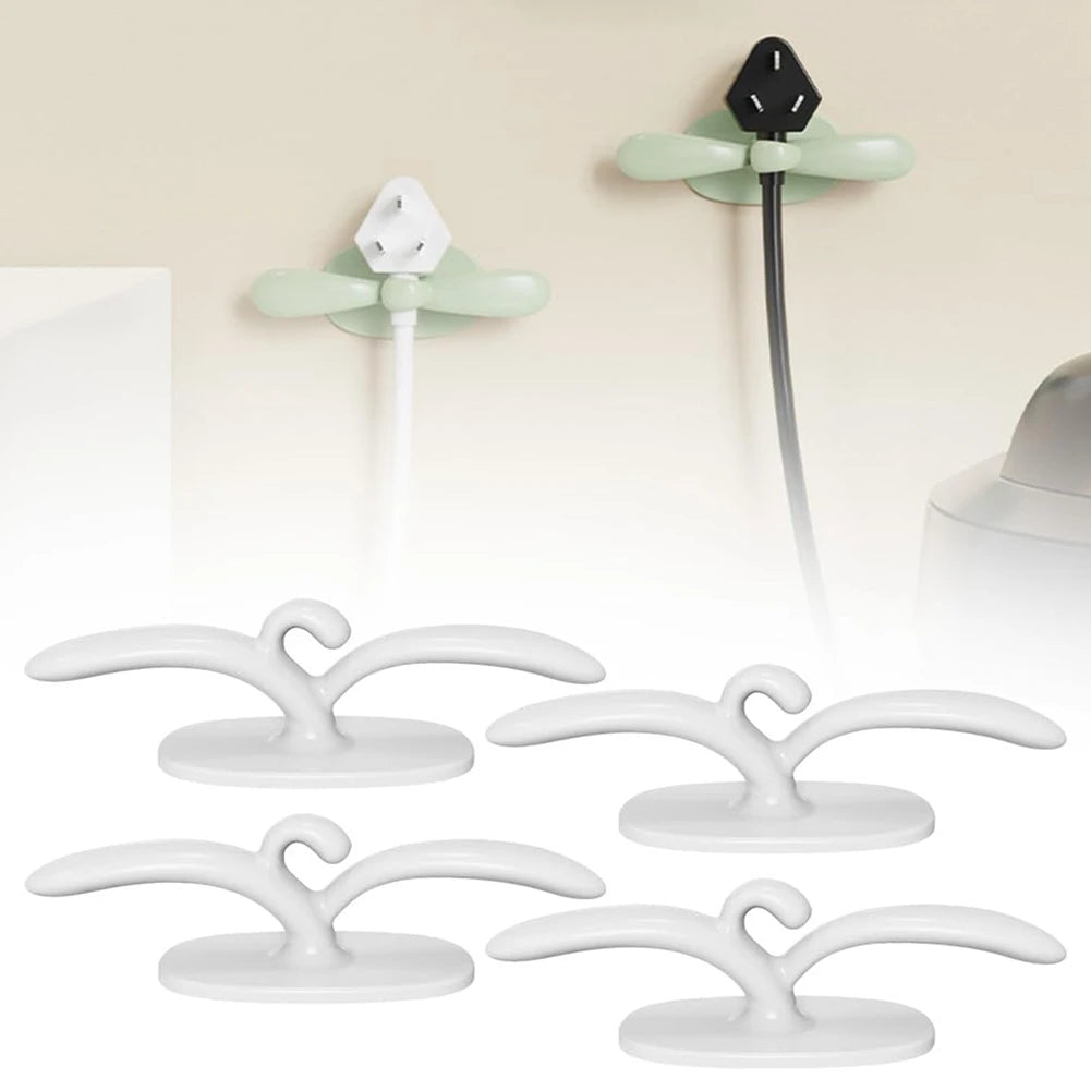 A36T-Kitchen Wire Winder Household Wire Organizer Plug Hook Holder Winding Wire Clip Power Cord Arrangement Peaceful Pleasures Health and Wellness
