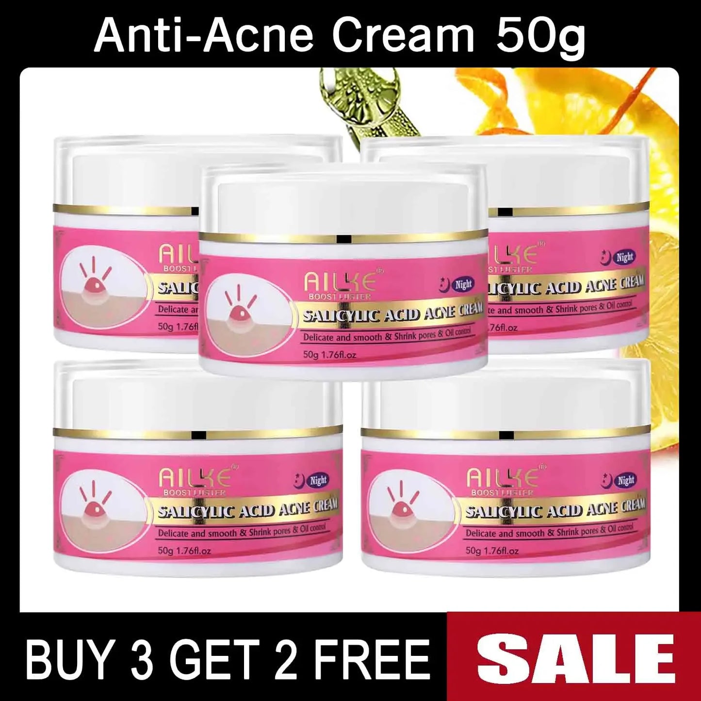AILKE Natural Skin Glowing Set – Acne, Dark Spots & Brightening