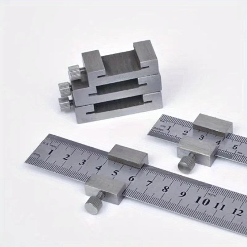 Carpenter's Ruler Stoppers Steel Precision Scribe Marking Gauge