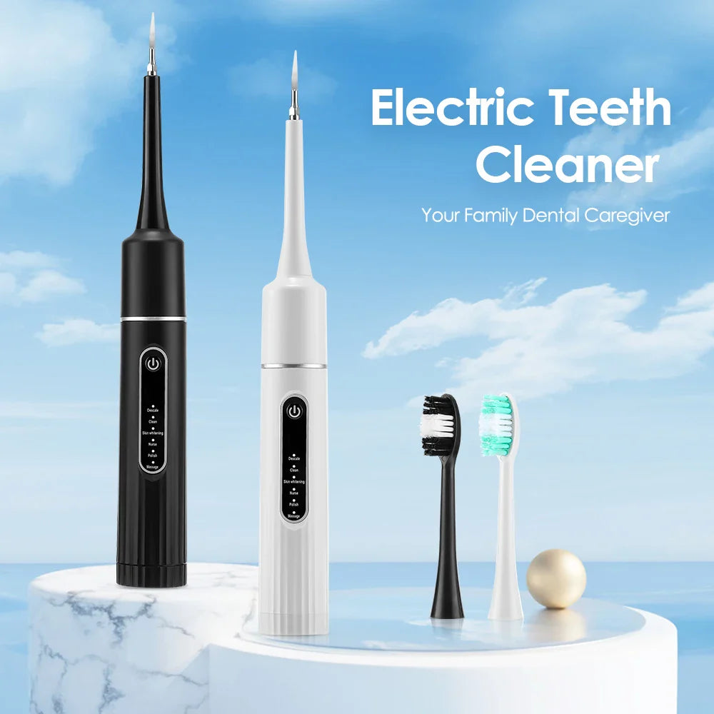 Electric Sonic Teeth Cleaner 6-Mode Tartar Remover & Whitener