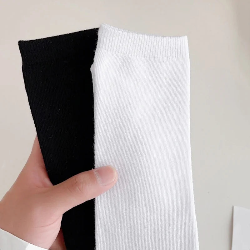 Children's Socks For Girls White Knee High Long Socks For Boys Black Football Socks 1-15Years Student Kids Stockings Spring New Peaceful Pleasures Health and Wellness