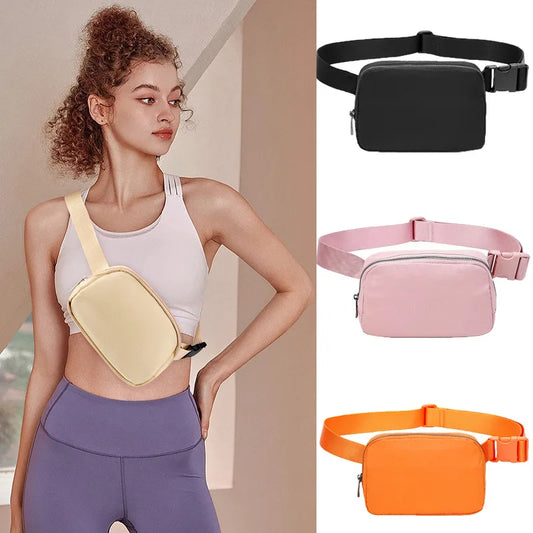 Multifunctional Running Waist Bag | Sports Crossbody Chest Pack Sports Waist Bag Peaceful Pleasures Health and Wellness