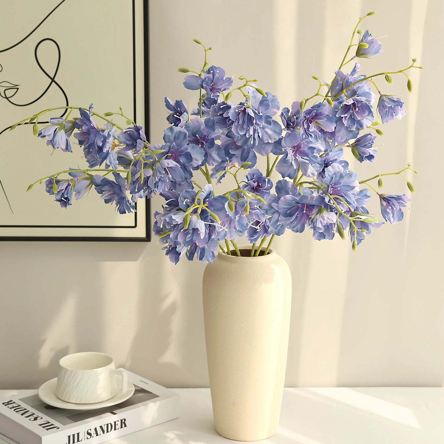 Artificial Silk Crabapple Flower Bouquet for Wedding & Home Decor