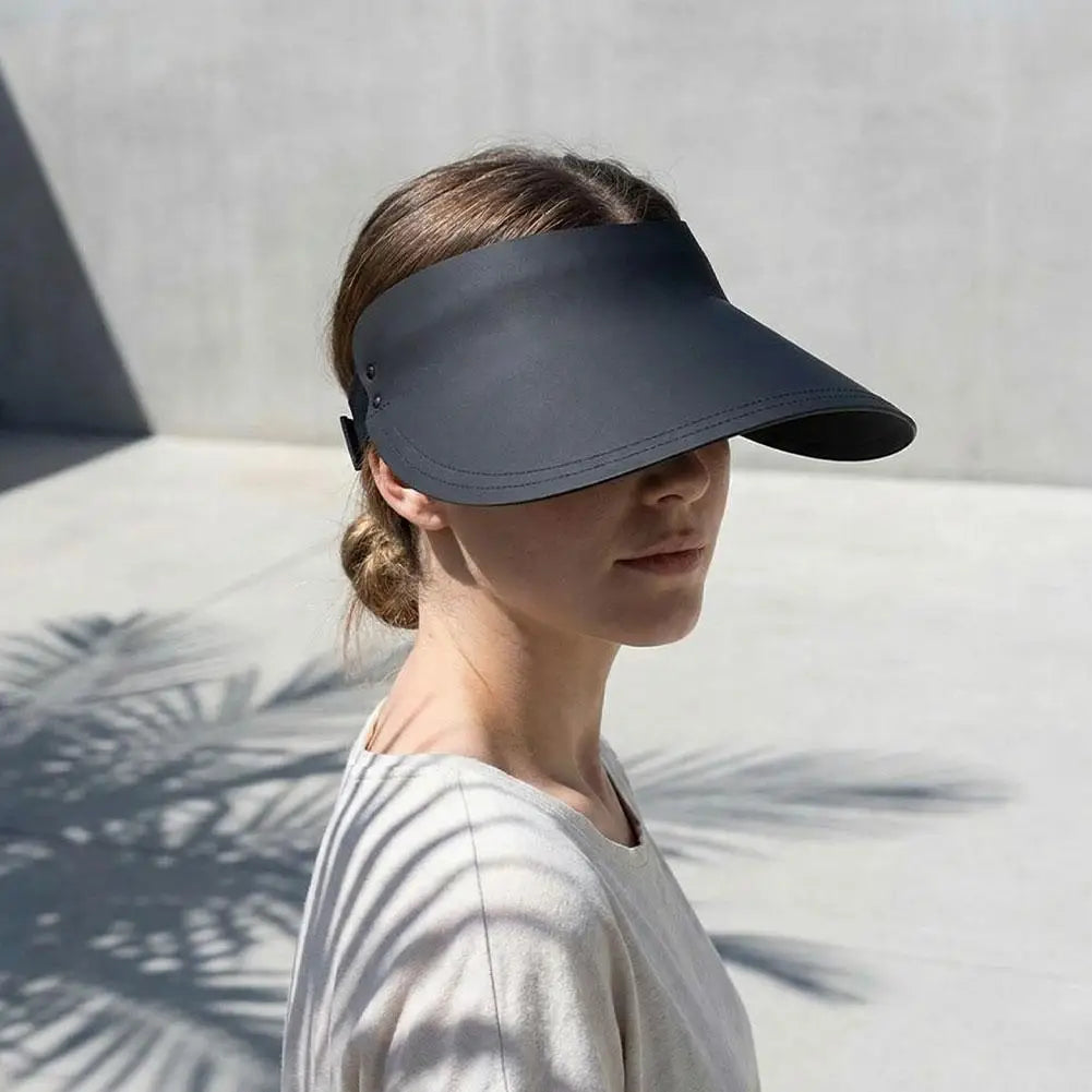 UPF 50+ Wide Brim Sun Visor Hat | Foldable & Reversible