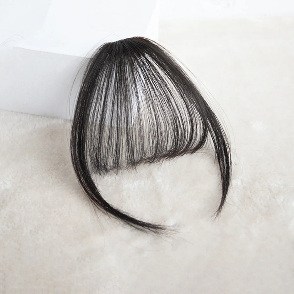 1PC Air Bangs Wig Summer Light And Thin Fake Bangs Natural Forehead Invisible And Traceless Bangs Wig Piece Peaceful Pleasures Health and Wellness black