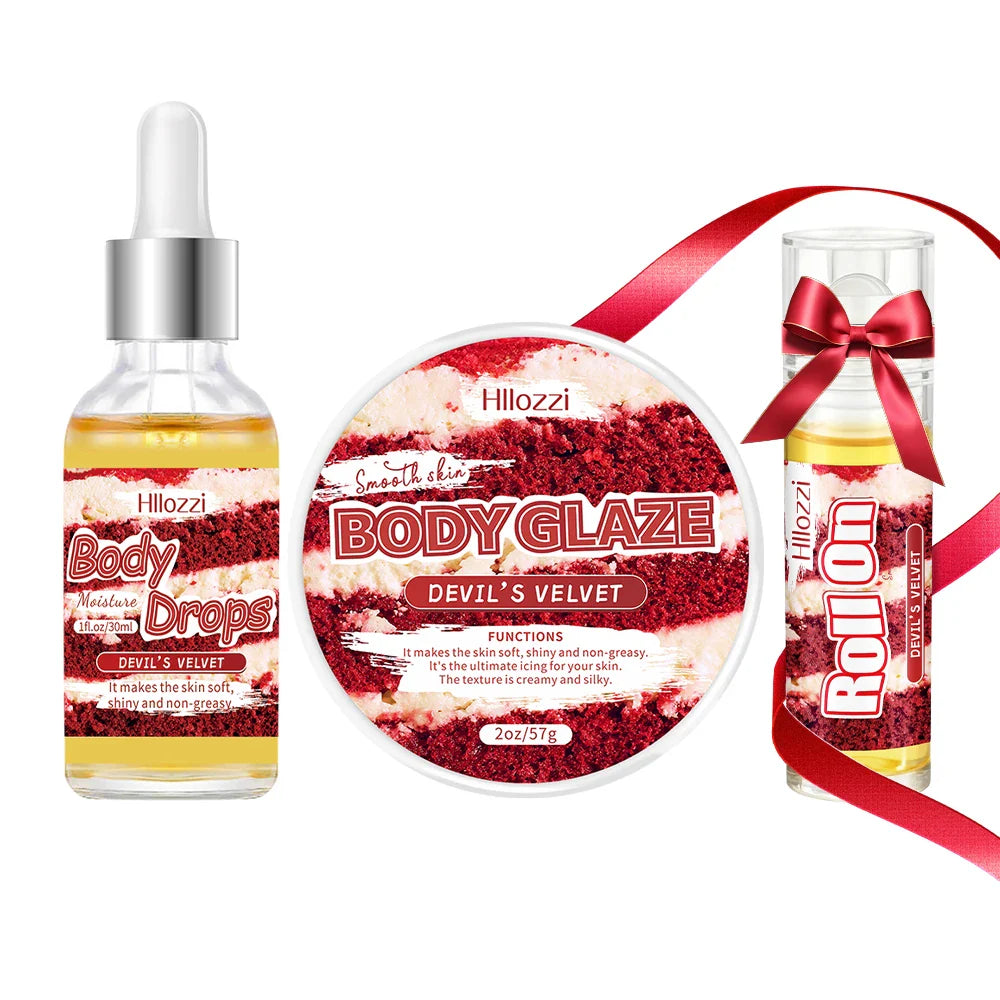 Devil Velvet Body Oil & Gloss Set with Free Rollerball