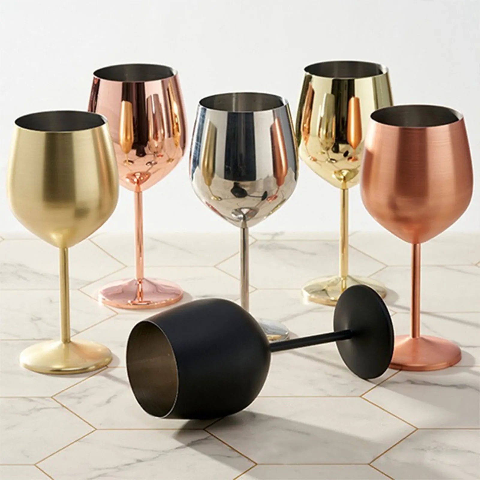 Stainless Steel Wine Glass Shatterproof Metal Glasses Red Wine Glasses Cocktail Glasses For Dinner Party Bar Champagne Flutes Peaceful Pleasures Health and Wellness