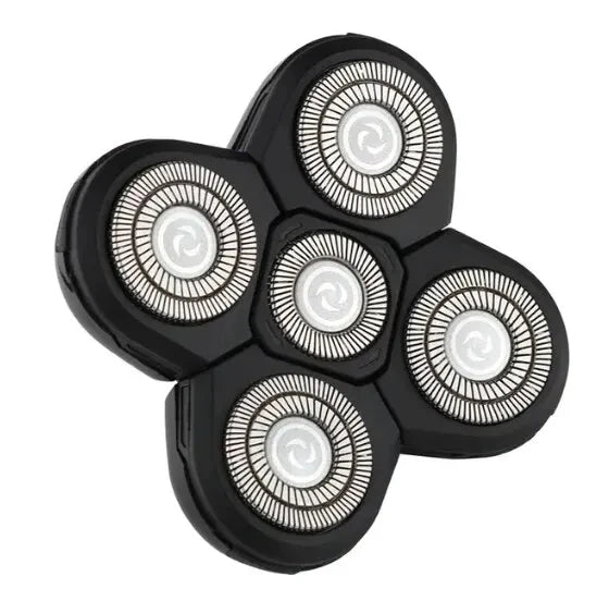 Men's Rotary Razor Replacement Heads | Multi-Blade Stainless Steel