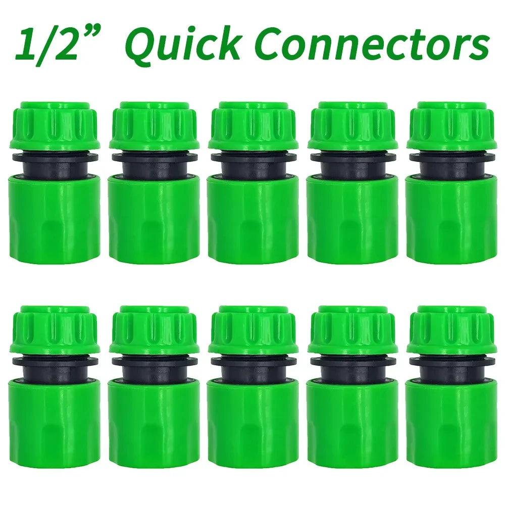 Garden Hose Quick Connector 1/2" Double Male Coupling Adapter