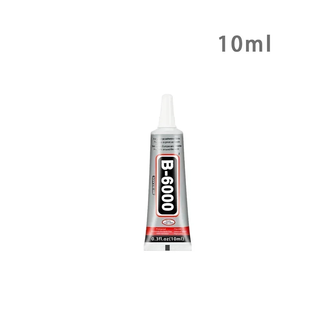 B6000 9ml 15ml 25ml 50ml Rhinestones Crystal Adhesive Mobile Phone Screen Super Glue Repair Jewelry DIY Crafts Glass Supplies Peaceful Pleasures Health and Wellness 10ml