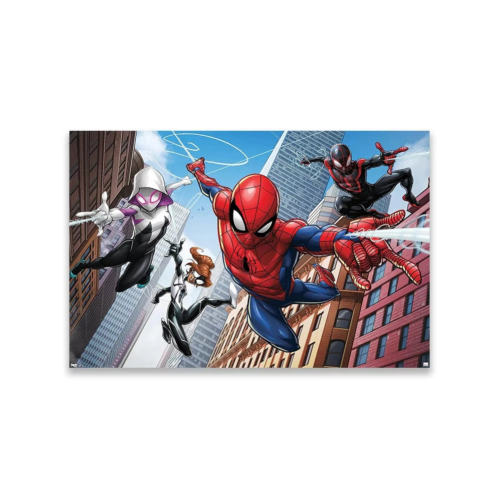 Spider Man Comics Poster Superhero Cartoon Movie Art Canvas Painting The Amazing Spider Man Prints Bedroom Decoration Peaceful Pleasures Health and Wellness 19 40x50cm