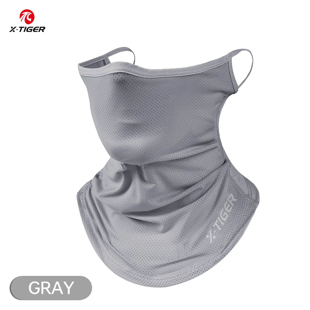 X-TIGER UPF50+ Ice Silk Cycling Face Mask | UV Neck Scarf