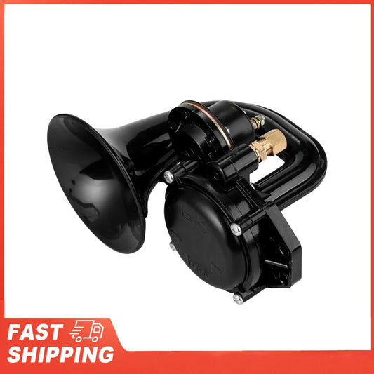 12 24V Superloud Trumpet Air Horn Electric Valve Flat Truck 135db Peaceful Pleasures Health and Wellness