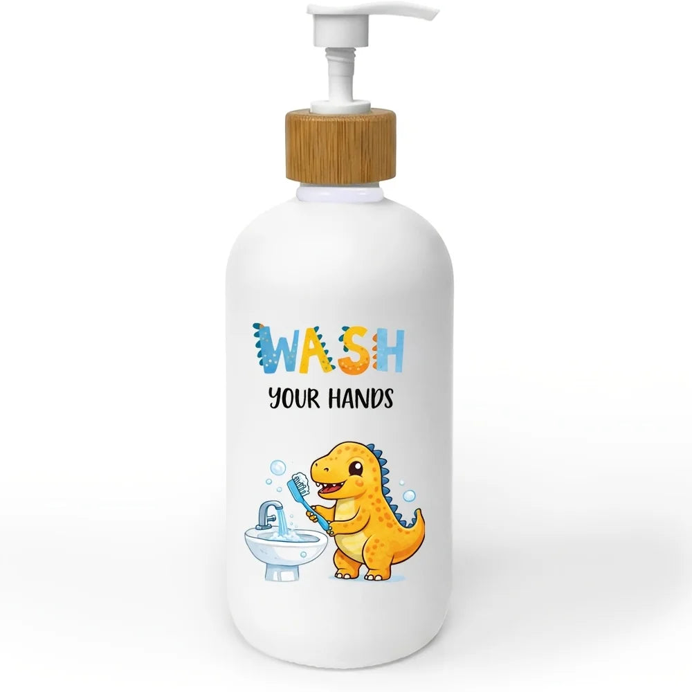 Dinosaur Soap Dispenser with Pump – Fun Kids Bathroom & Kitchen Countertop Hand Soap Dispenser