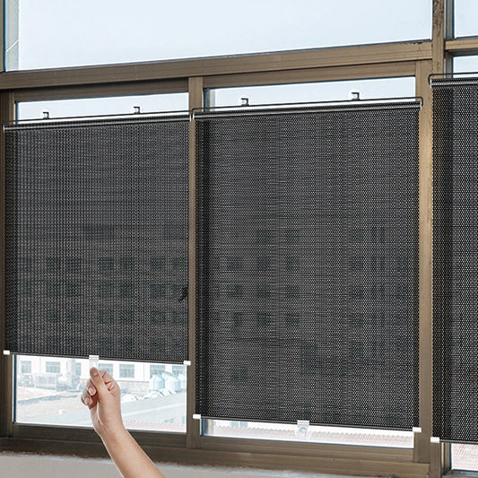 Retractable Sunshade Roller Blind – UV Window Curtain Roller Blind Shade Peaceful Pleasures Health and Wellness
