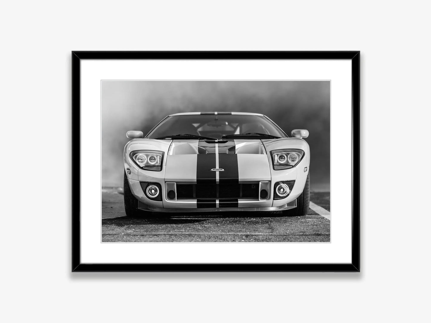 Black and White Ford Mustang Classic Luxury Car Poster Canvas Painting Print Wall Art Picture for Living Room Shopstore Decor Peaceful Pleasures Health and Wellness