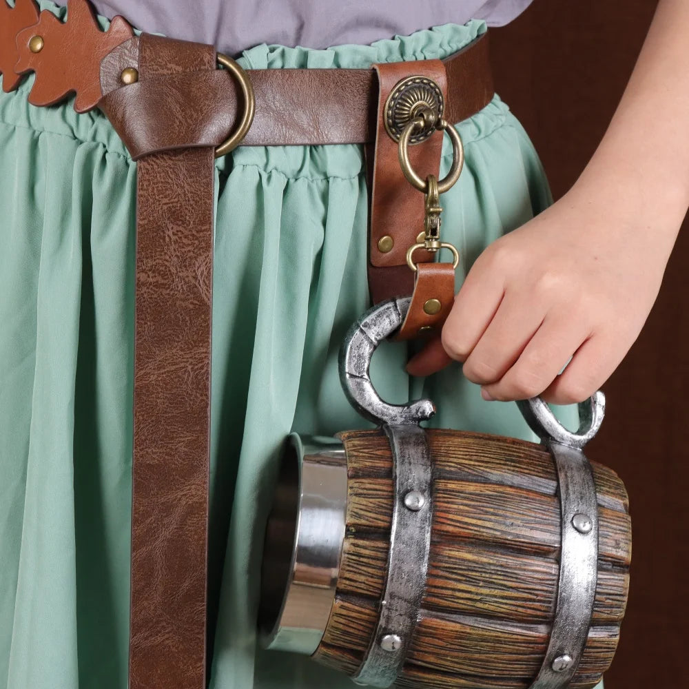 Women's Renaissance Skirt Hike Accessories Cosplay Costumes Ren Faire