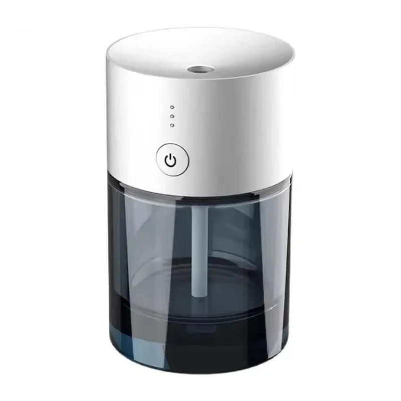 Car Essential Oil Diffuser Electric Fragrance Oil Diffuser Car Air Freshener Waterless Rechargeable Ultrasonic Mini Air Purifie Peaceful Pleasures Health and Wellness blue