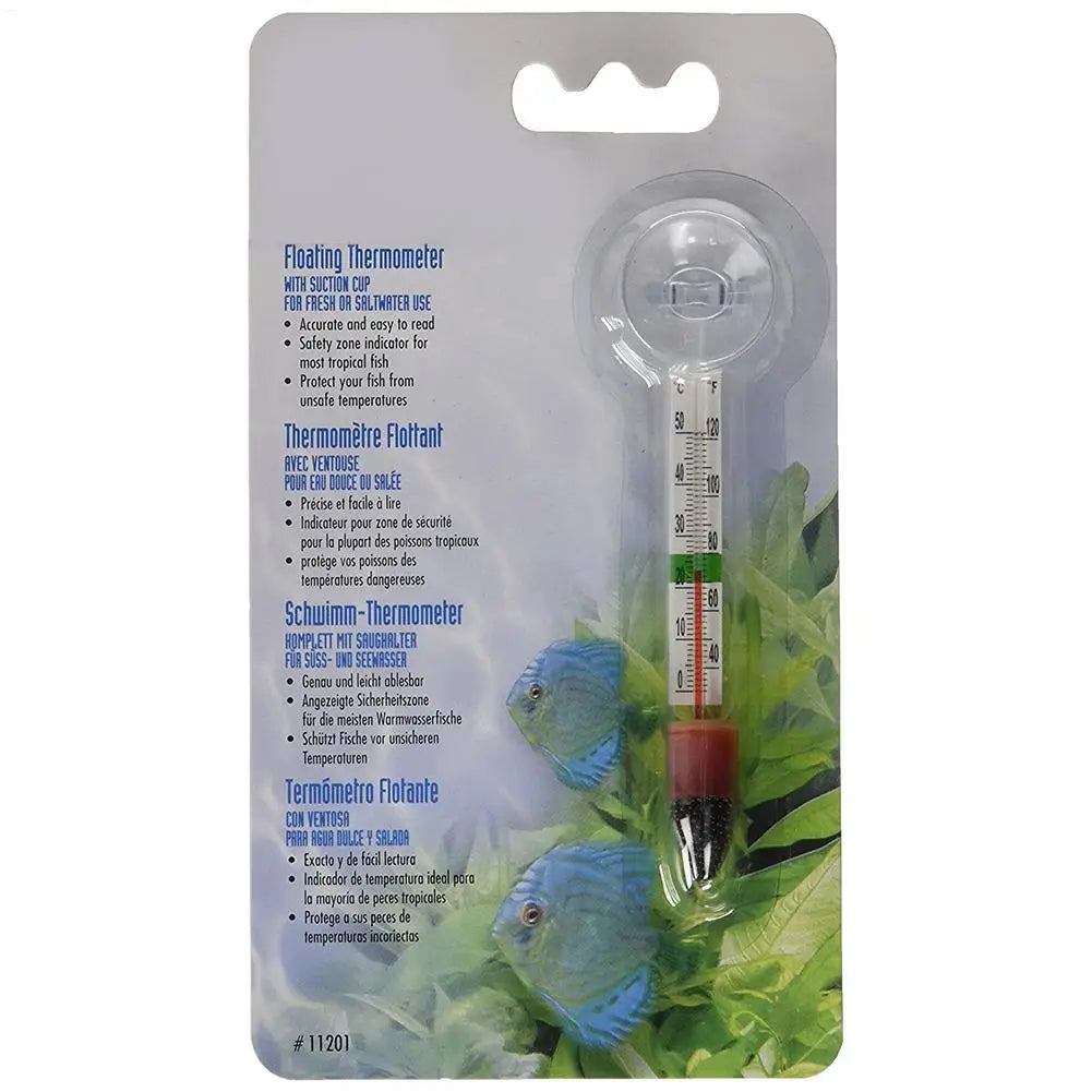 Digital Floating Aquarium Vertical Thermometer with Suction Cup Fish Tank Glass Temperature Measuring Tool Pet Supplies Peaceful Pleasures Health and Wellness