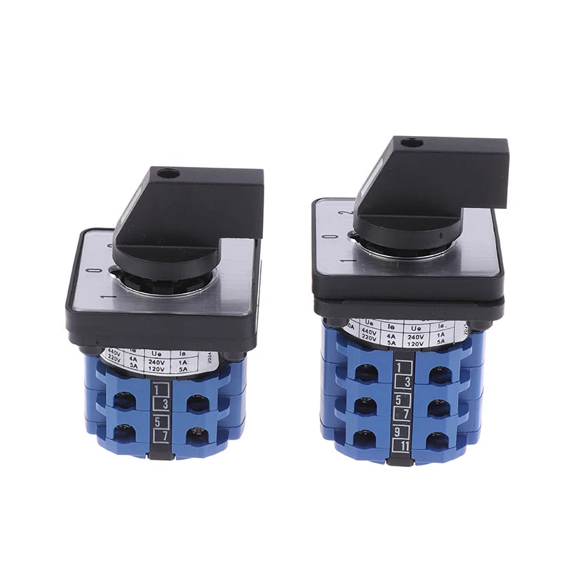 1Set CNC 3 Position 3 Knots Universal Changeover Switch 500V 20A 3 Poles Control Rotary Changeover Cam Switch Peaceful Pleasures Health and Wellness