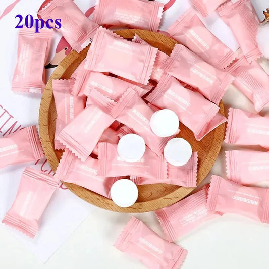 Disposable Compressed Cotton Face Towels – 50/100pcs Travel Wipes Disposable Face Towels Peaceful Pleasures Health and Wellness