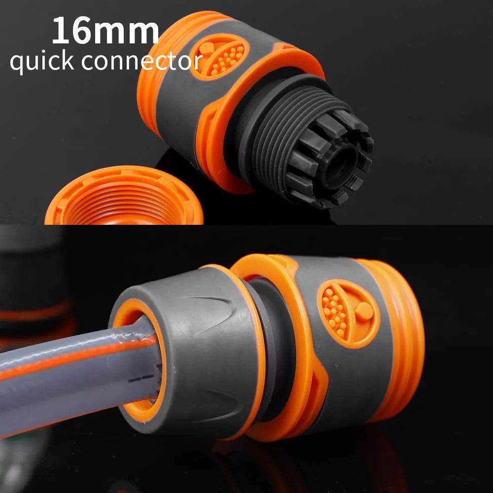 5PCS 1/2" 3/4" Garden Hose Water Tube Joint 12mm 16mm Irrigation Pipe Coupling Adapter Quick Connector for Repair Extender Peaceful Pleasures Health and Wellness