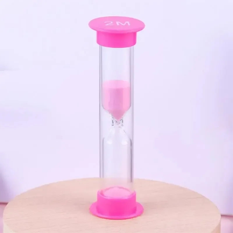 Colorful Hourglass Sand Timer Set – 6 Pcs, 30s–10 Min