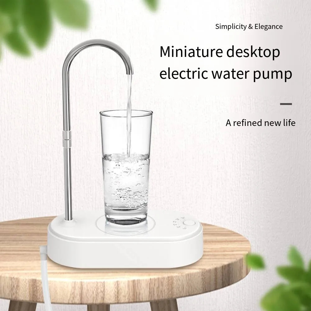 Electric Drinking Water Pump Automatic Water For Gallon Drinking Water Bottle Pump For Home Office Portable Cold Water Peaceful Pleasures Health and Wellness