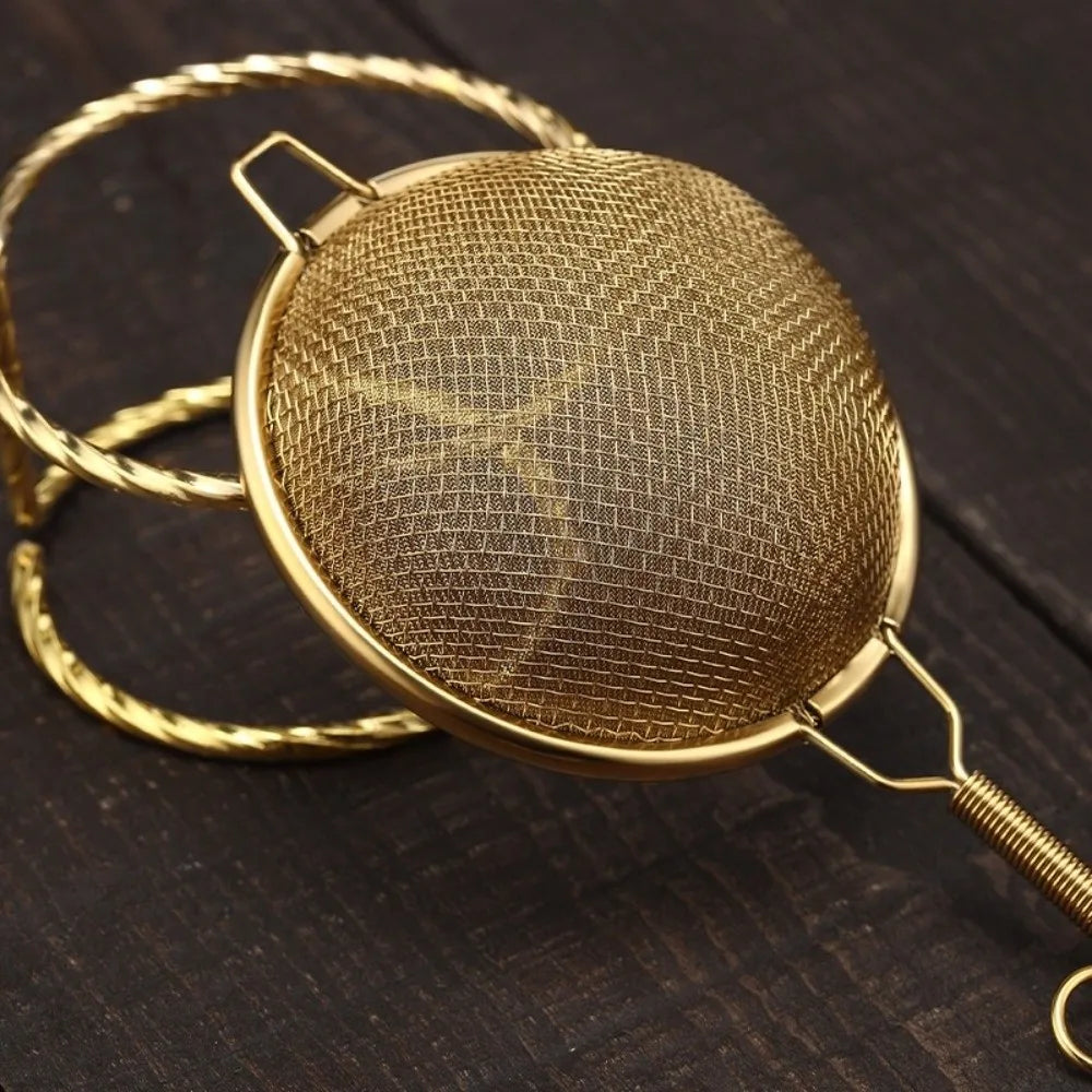 Fine Mesh Stainless Steel Tea Strainer & Coffee Filter