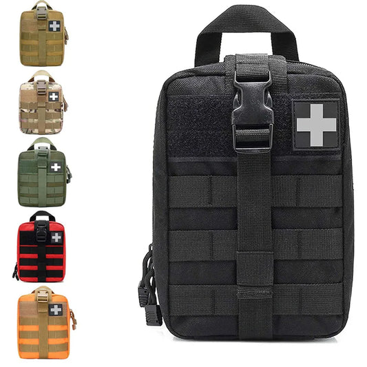 1000D Portable Tactical First Aid Kit Medical Bag Empty First Aid Pouch Bag for Camping Hiking Travel Survival Tools EDC Pouch Peaceful Pleasures Health and Wellness