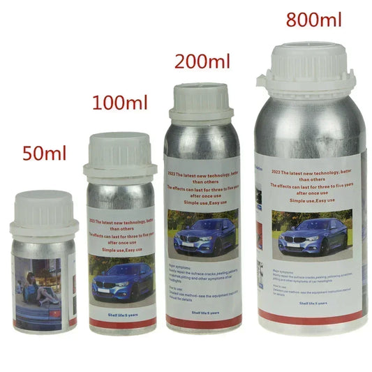 Headlights Liquid Polymer Headlight Chemical Polish Repair Fluid Refurbishment Scratch Repair Polishing Headlights Motorcycle Peaceful Pleasures Health and Wellness