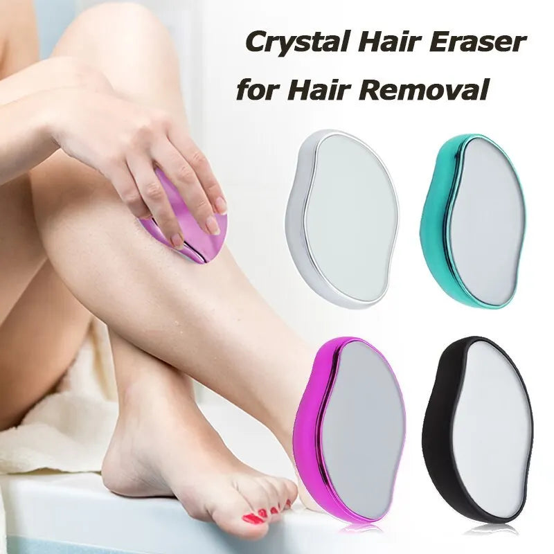 Crystal Glass Hair Removal Eraser – Painless Reusable Epilator