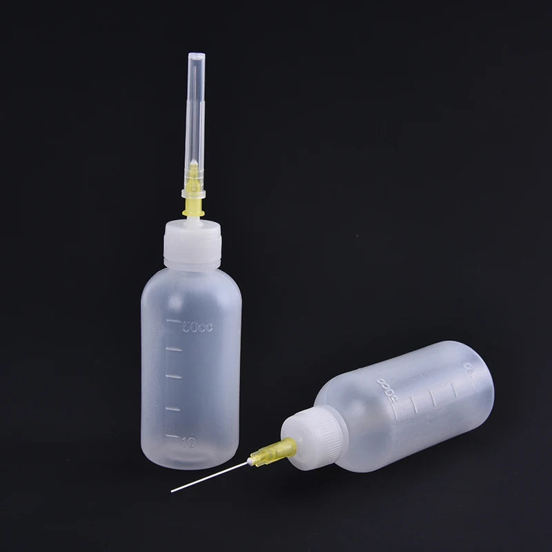 50ml Needle Dispenser Bottles for Flux & Solder (3-Pack)