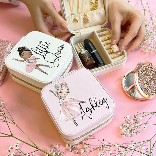 Personalized Princess Ballerina Jewelry Box | Custom Girl Gift Personalized Jewelry Box Peaceful Pleasures Health and Wellness