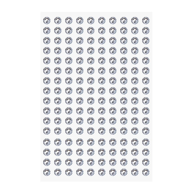 Self-Adhesive Crystal Rhinestone Stickers – Face, Hair & Body Gems