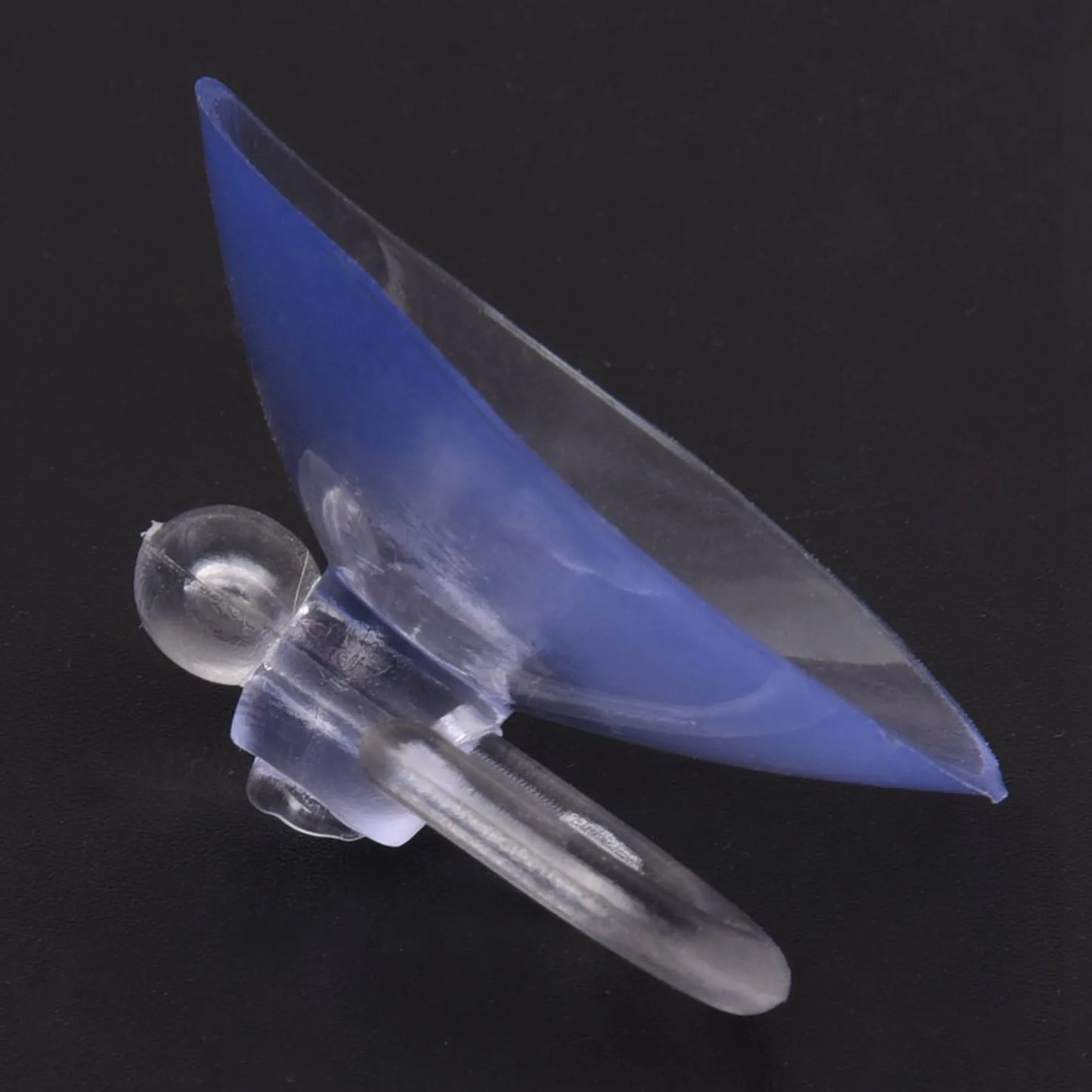 A36T-PVC Plastic Suction Cup Hook 40Mm 24 Pcs Clear Blue Peaceful Pleasures Health and Wellness