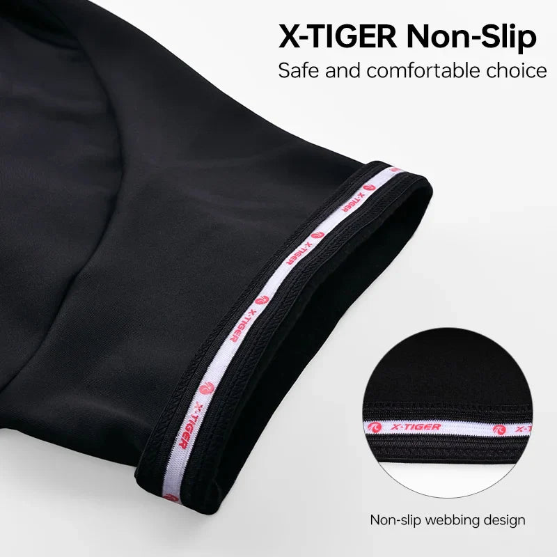 X-TIGER Men's Winter Cycling Bib Shorts – 5D Gel Pad Lycra