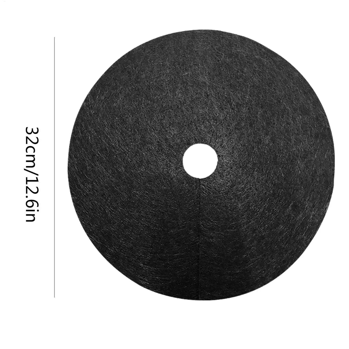10-Pack Non-Woven Tree Mulch Rings | Weed Barrier Mats